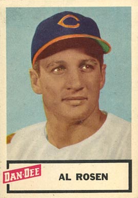 1954 Dan-Dee Potato Chips Al Rosen #21 Baseball Card