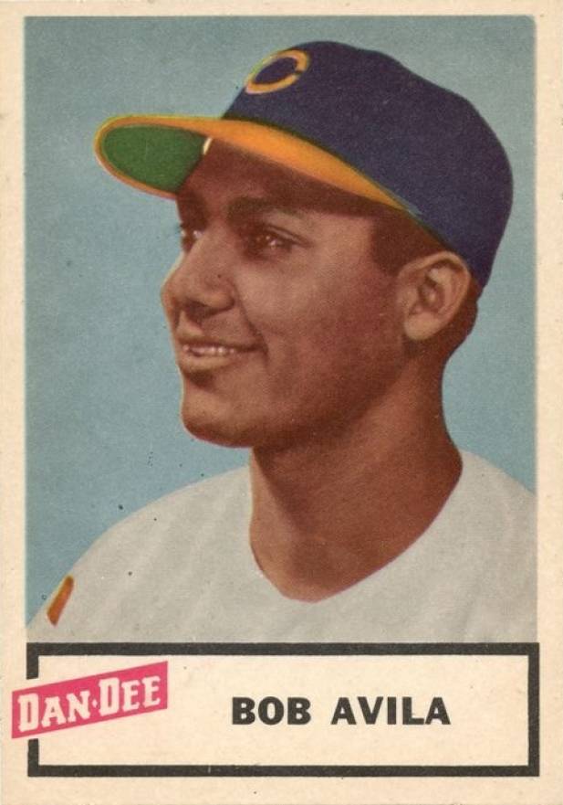 1954 Dan-Dee Potato Chips Bob Avila #1 Baseball Card