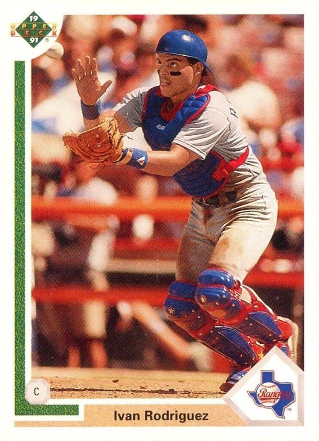 1991 Upper Deck Final Edition Ivan Rodriguez #55F Baseball Card