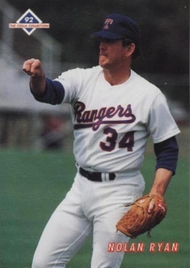 1992 Barry Colla Ryan Nolan Ryan #9 Baseball Card