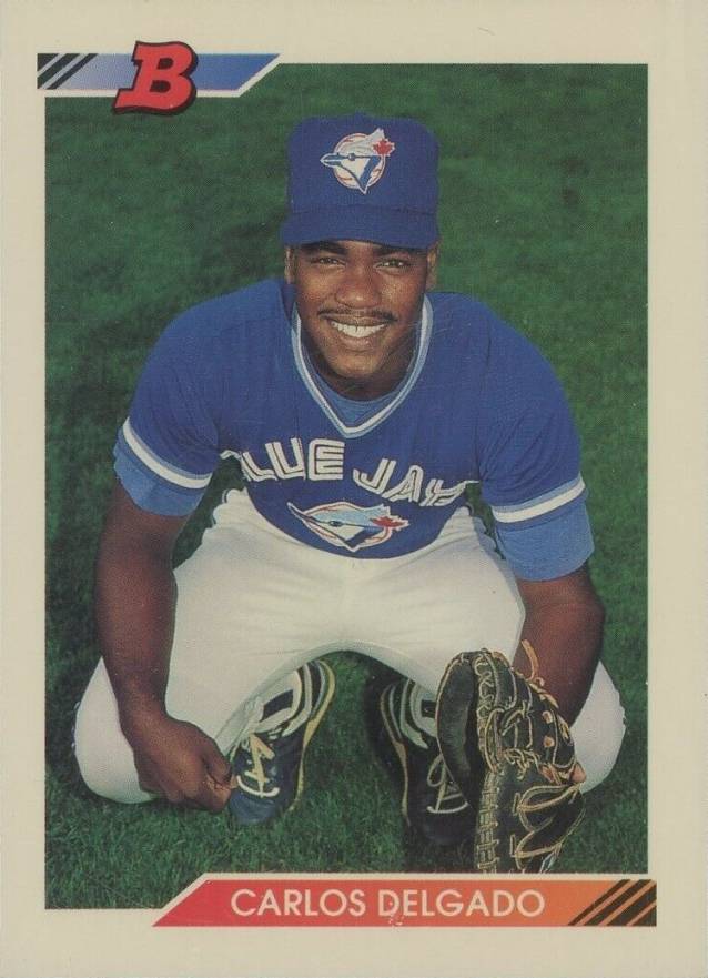 1992 Bowman Carlos Delgado #127 Baseball Card
