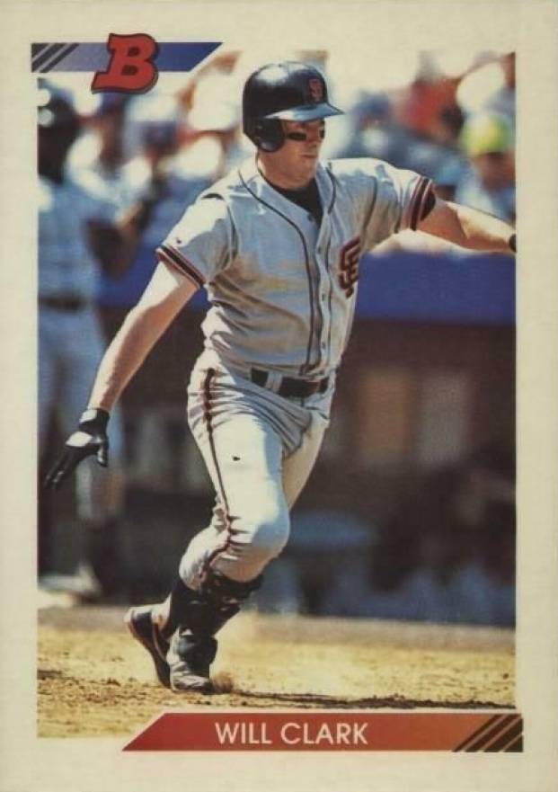 1992 Bowman Will Clark #260 Baseball Card