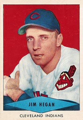 1954 Red Heart Dog Food Jim Hegan #11 Baseball Card