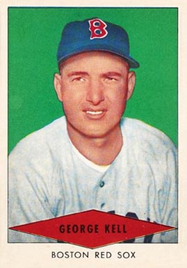 1954 Red Heart Dog Food George Kell #12 Baseball Card