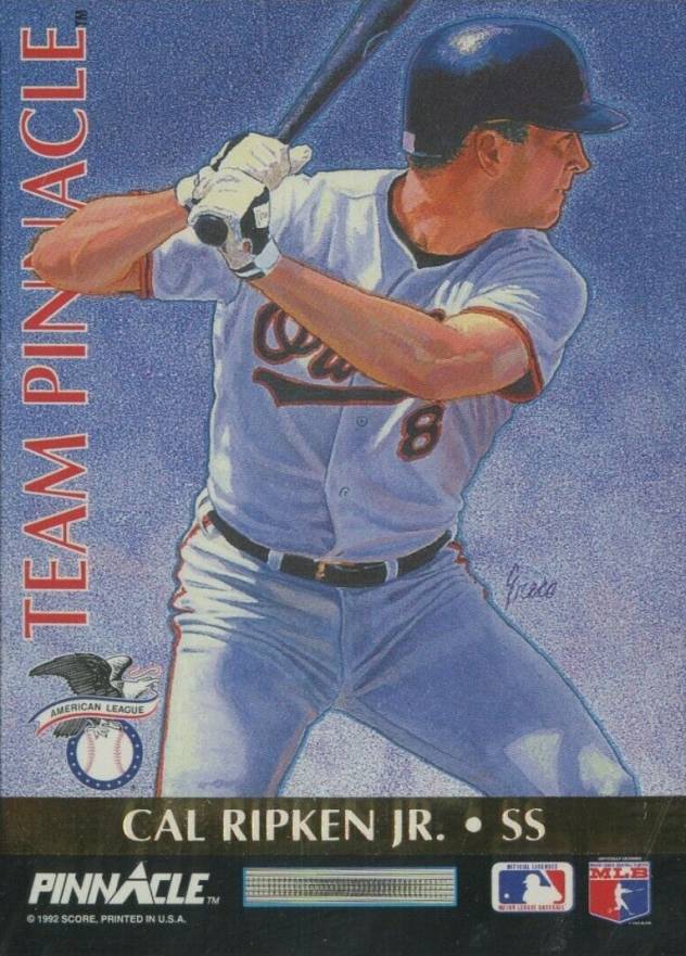 1992 Pinnacle Team Pinnacle Ripken/Larkin #7 Baseball Card