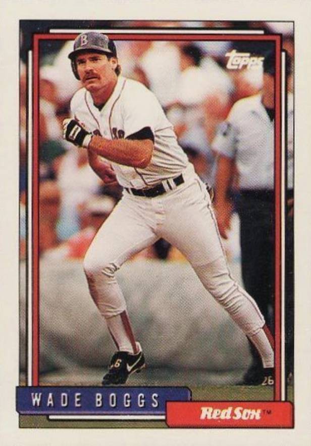 1992 Topps Wade Boggs #10 Baseball Card