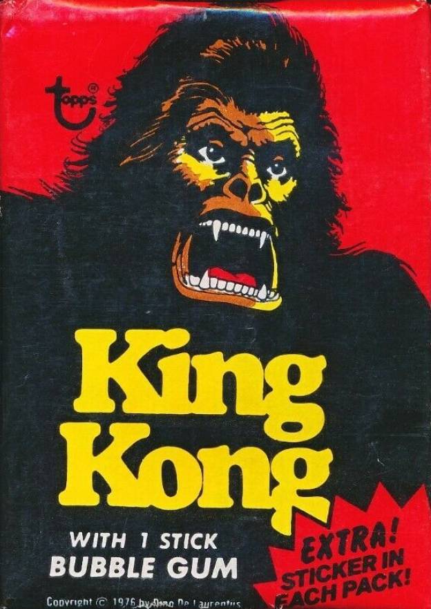 1976 Topps King Kong Wax Pack #WP Non-Sports Card