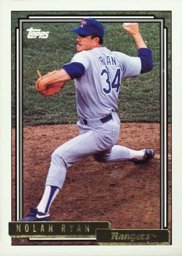 1992 Topps Gold Nolan Ryan #1 Baseball Card