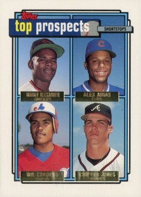 1992 Topps Gold Top Prospects Shortstops #551 Baseball Card
