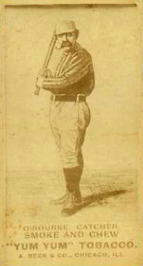 1888 Yum Yum Tobacco O'ROURKE CATCHER. # Baseball Card