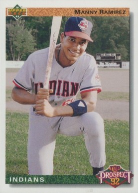 1992 Upper Deck Manny Ramirez #63 Baseball Card