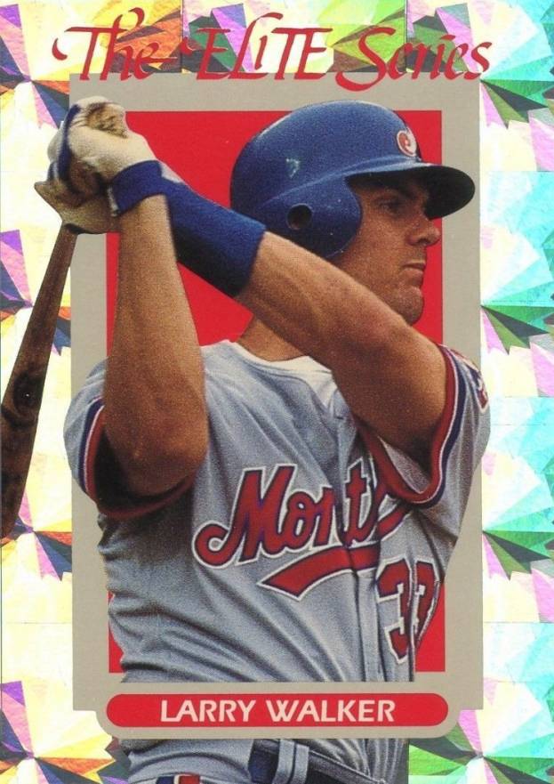 1993 Donruss Elite Larry Walker #30 Baseball Card