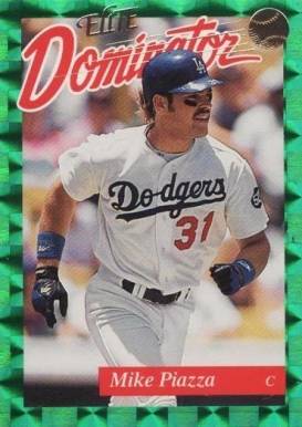 1993 Donruss Elite Dominator Mike Piazza #8 Baseball Card
