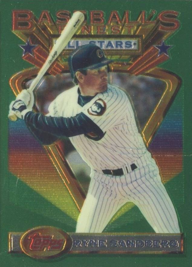 1993 Finest Ryne Sandberg #105 Baseball Card