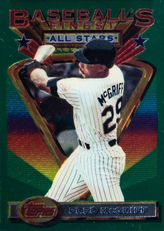 1993 Finest Fred McGriff #106 Baseball Card