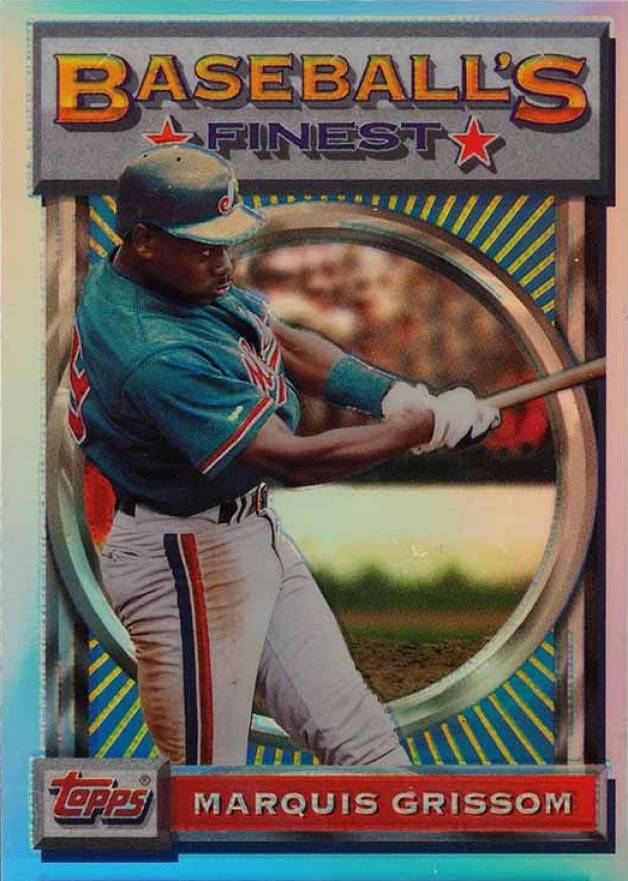 1993 Finest Marquis Grissom #40 Baseball Card