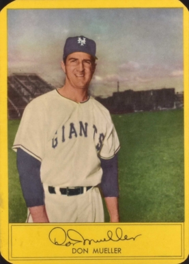 1954 Stahl-Meyer Franks Don Mueller # Baseball Card