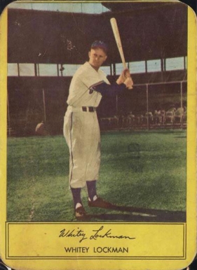 1954 Stahl-Meyer Franks Whitey Lockman # Baseball Card