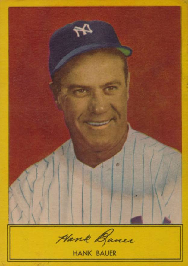 1954 Stahl-Meyer Franks Hank Bauer # Baseball Card