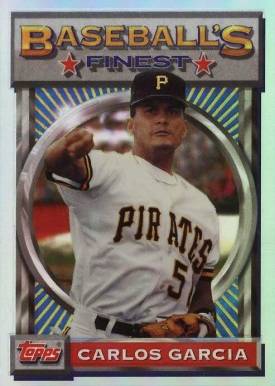 1993 Finest Carlos Garcia #4 Baseball Card