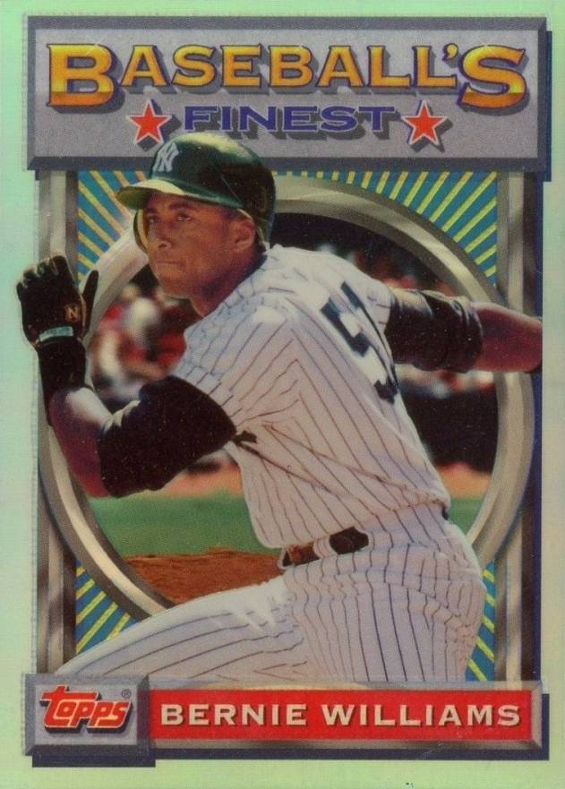 1993 Finest Bernie Williams #30 Baseball Card