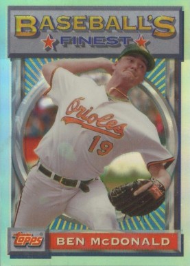 1993 Finest Ben McDonald #65 Baseball Card