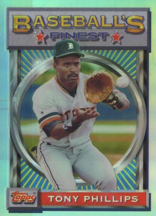 1993 Finest Tony Phillips #75 Baseball Card