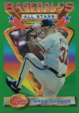 1993 Finest Greg Maddux #85 Baseball Card