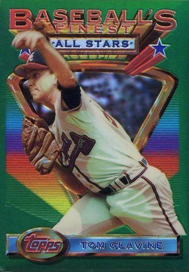 1993 Finest Tom Glavine #87 Baseball Card