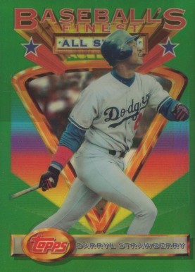 1993 Finest Darryl Strawberry #89 Baseball Card