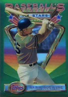 1993 Finest Mark McGwire #92 Baseball Card