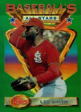 1993 Finest Lee Smith #95 Baseball Card