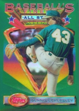 1993 Finest Dennis Eckersley #100 Baseball Card