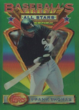 1993 Finest Frank Thomas #102 Baseball Card