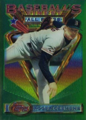 1993 Finest Roger Clemens #104 Baseball Card