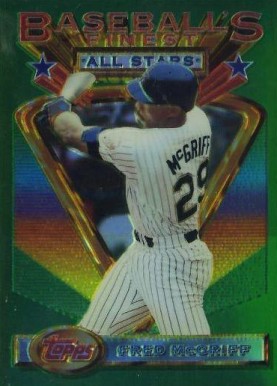 1993 Finest Fred McGriff #106 Baseball Card