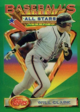 1993 Finest Will Clark #108 Baseball Card