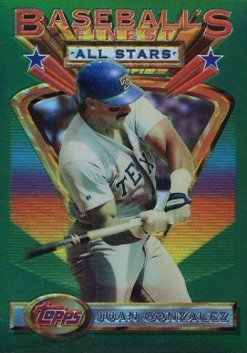 1993 Finest Juan Gonzalez #116 Baseball Card
