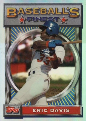 1993 Finest Eric Davis #126 Baseball Card