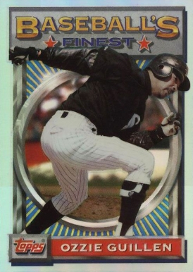 1993 Finest Ozzie Guillen #128 Baseball Card