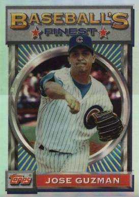 1993 Finest Jose Guzman #145 Baseball Card