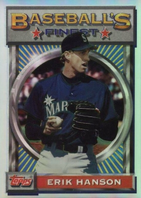 1993 Finest Erik Hanson #150 Baseball Card