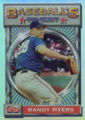 1993 Finest Randy Myers #182 Baseball Card
