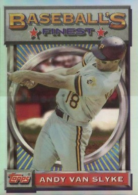 1993 Finest Andy Van Slyke #185 Baseball Card