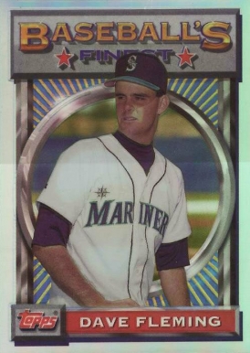 1993 Finest Dave Fleming #196 Baseball Card