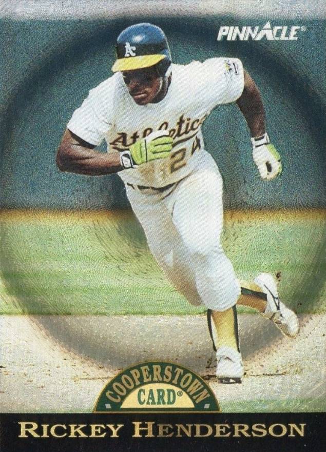 1993 Pinnacle Cooperstown Rickey Henderson #7 Baseball Card
