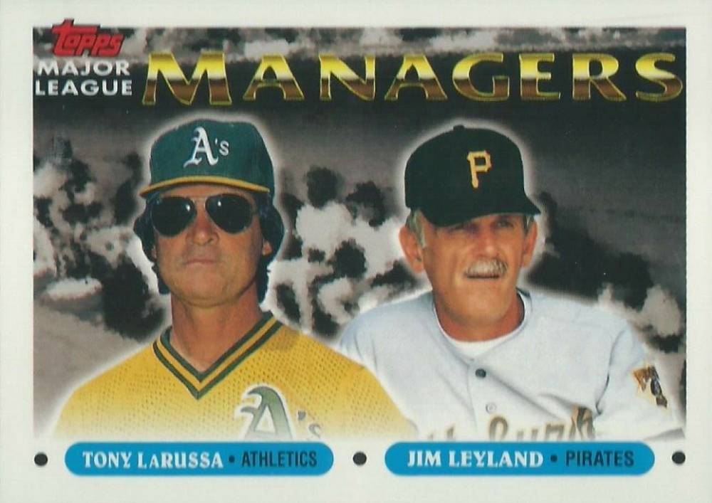 1993 Topps Jim Leyland/Tony LaRussa #511 Baseball Card