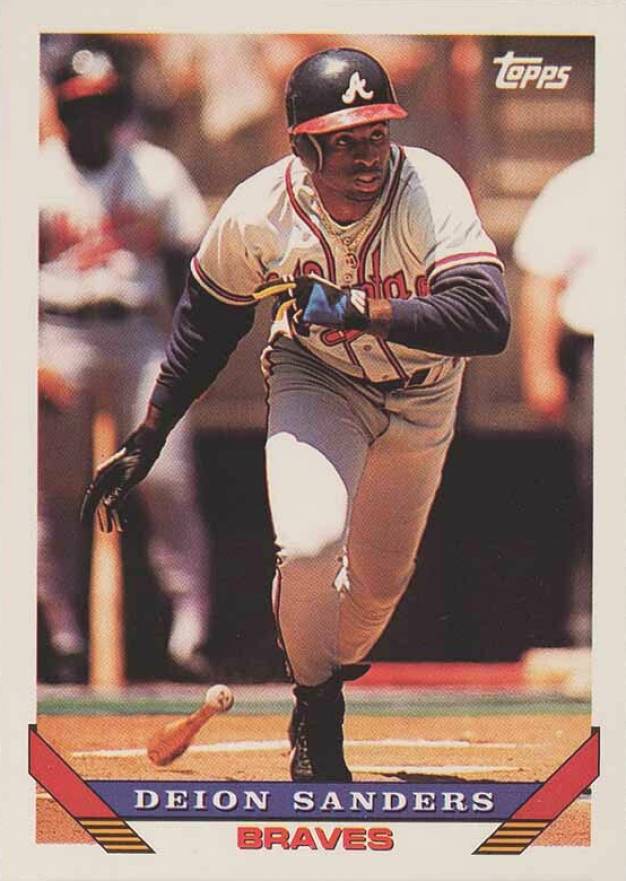1993 Topps Deion Sanders #795 Baseball Card