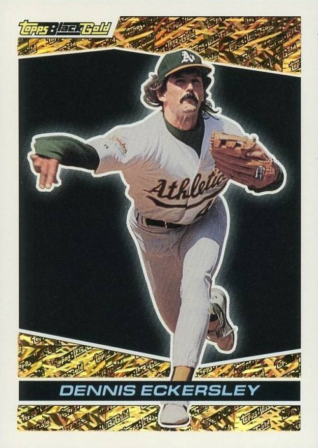 1993 Topps Black Gold Dennis Eckersley #29 Baseball Card