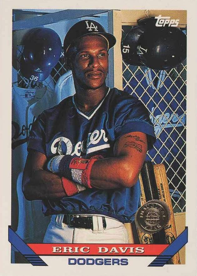 1993 Topps Eric Davis #745 Baseball Card